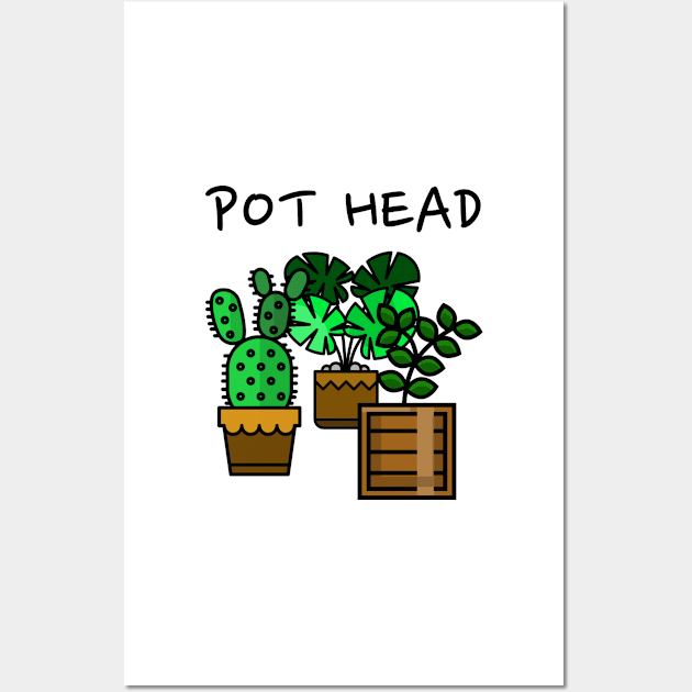 Pot Head Wall Art by barn-of-nature